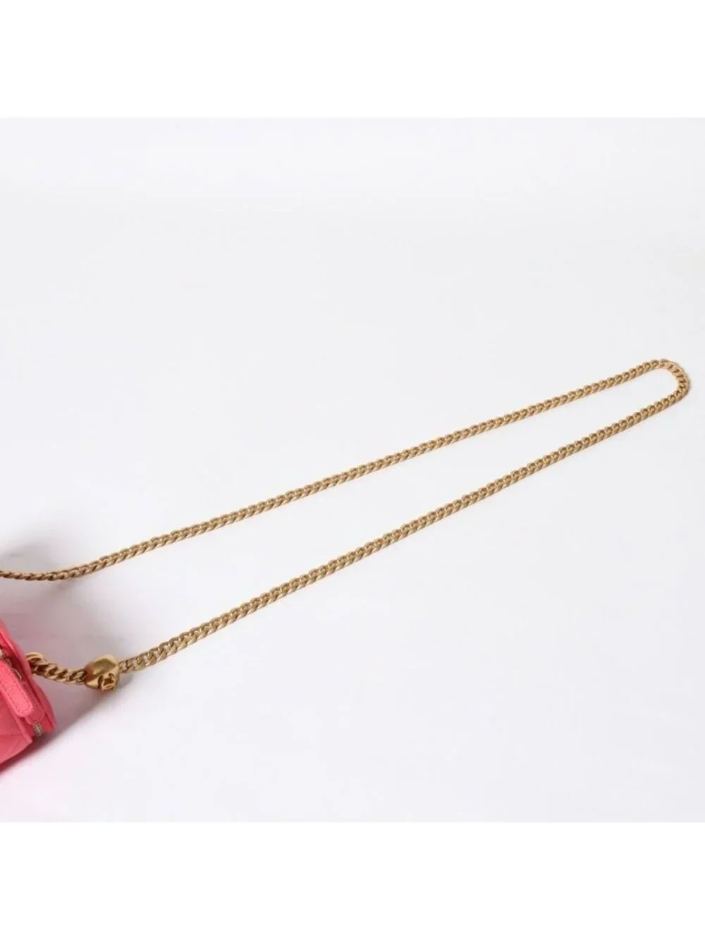 Chanel Quilted Caviar Leather Small Vanity Case Pink Makeup Bag Gold